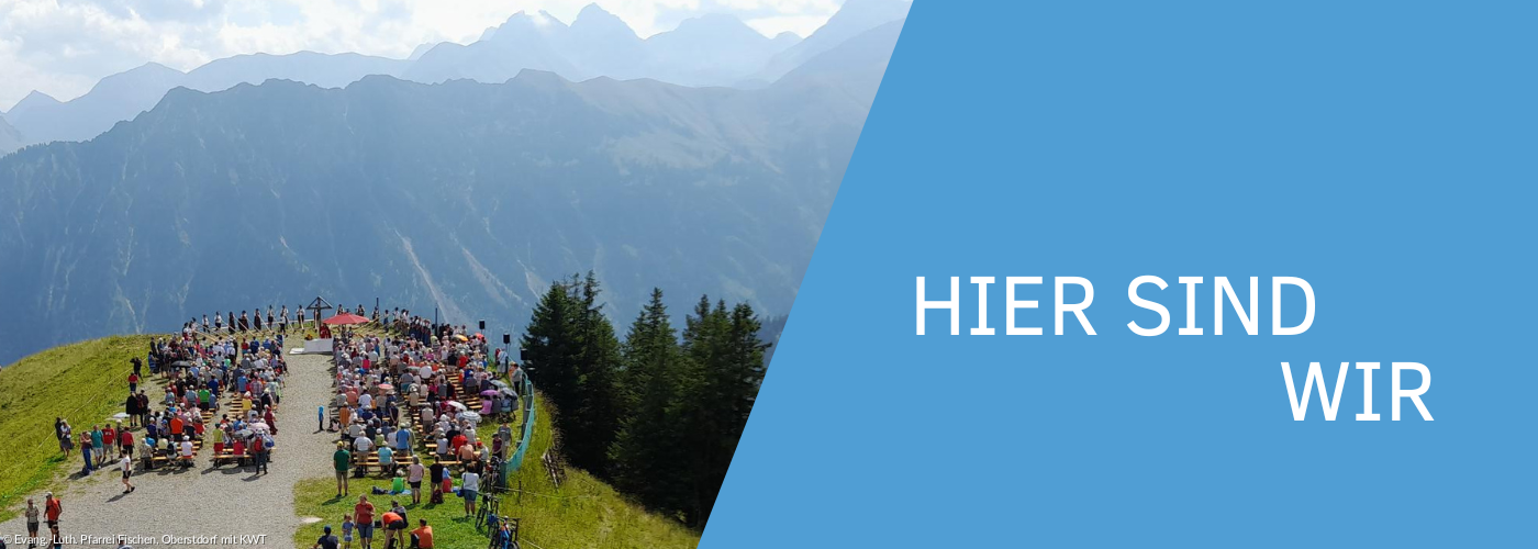 Berggottesdienst am Gipfel